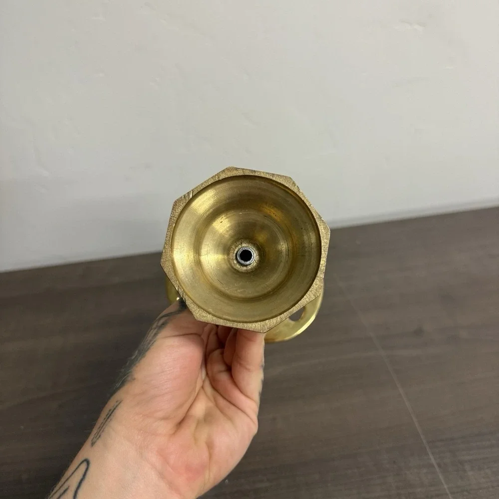 Vintage Solid Brass Toothbrush Holder Bathroom